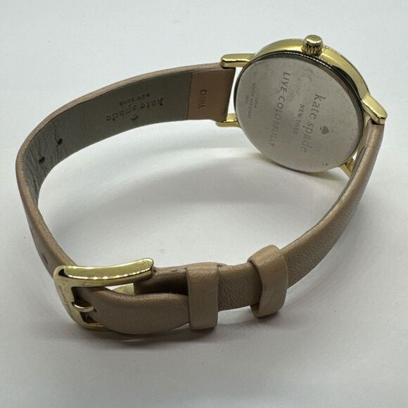 Kate Spade New York Metro 0073 Women\'s Beige Leather Analog Dial Watch JNA461 main image 9